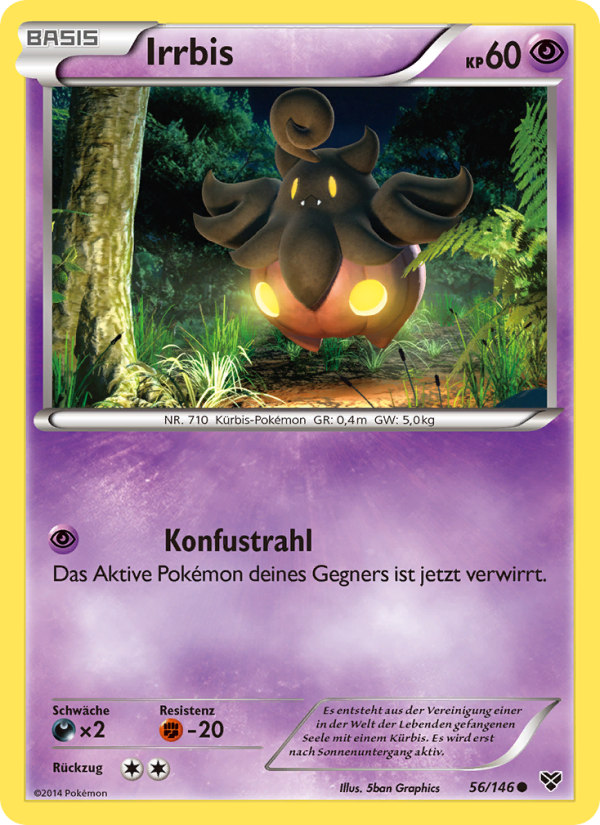 Irrbis 56 — XY (German Pokémon TCG card)