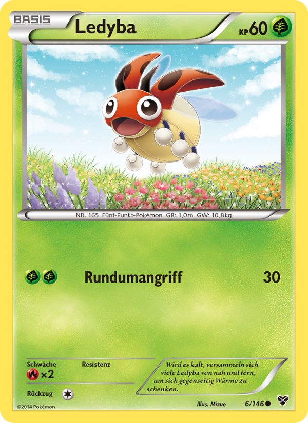 Ledyba 6 — XY (German Pokémon TCG card)