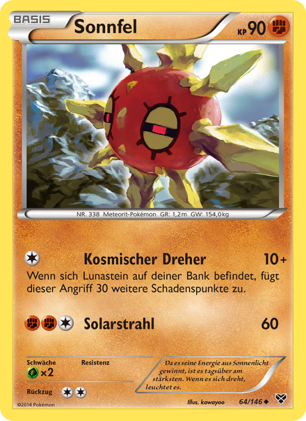 Sonnfel 64 — XY (German Pokémon TCG card)