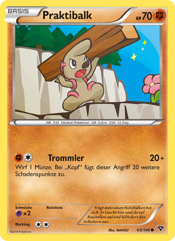 Praktibalk 65 — XY (German Pokémon TCG card)