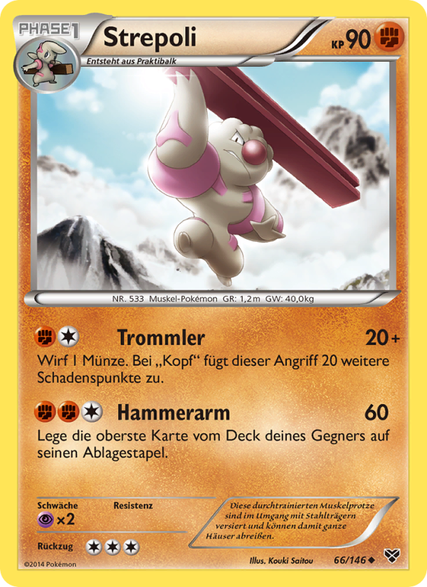 Strepoli 66 — XY (German Pokémon TCG card)