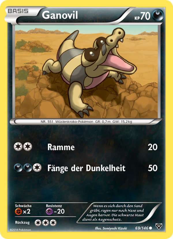 Ganovil 69 — XY (German Pokémon TCG card)