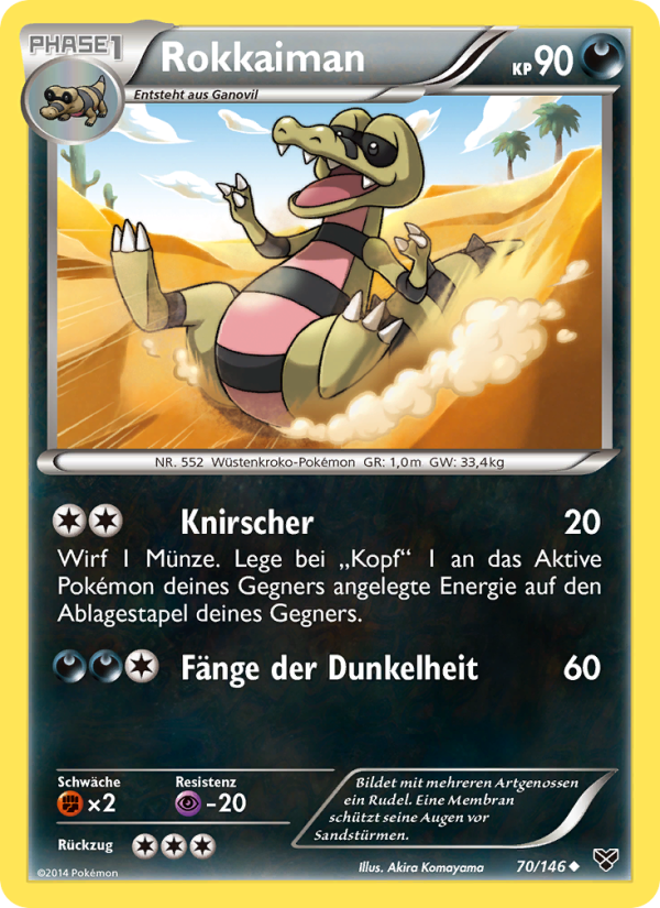 Rokkaiman 70 — XY (German Pokémon TCG card)