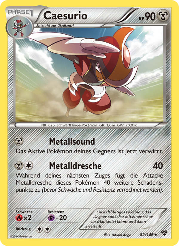 Caesurio 82 — XY (German Pokémon TCG card)