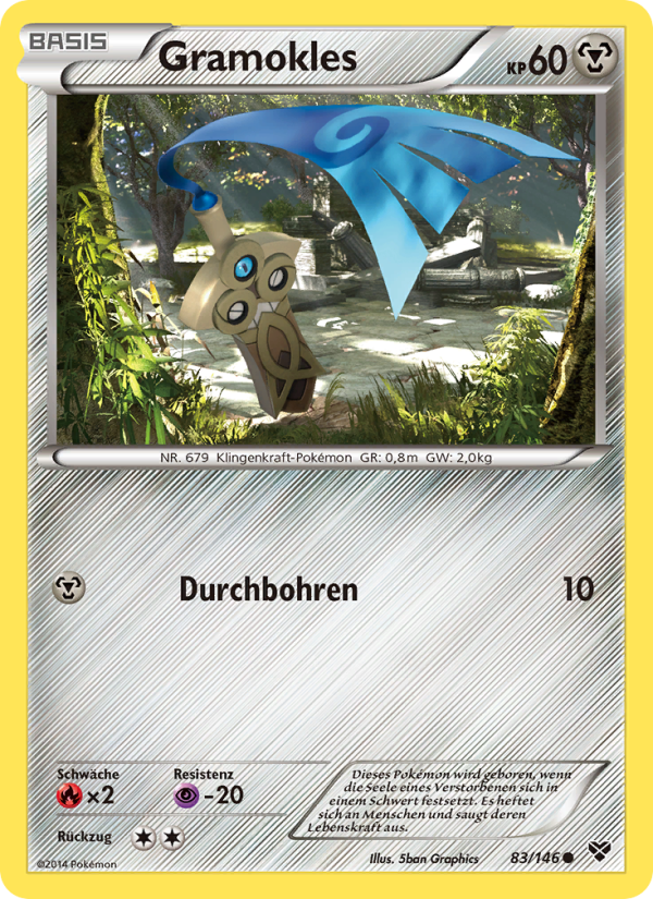 Gramokles 83 — XY (German Pokémon TCG card)