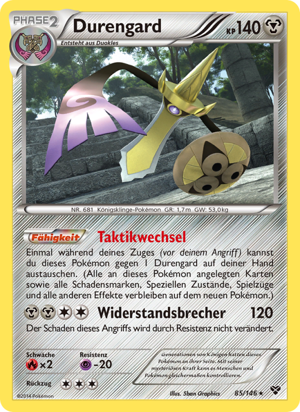 Durengard 85 — XY (German Pokémon TCG card)