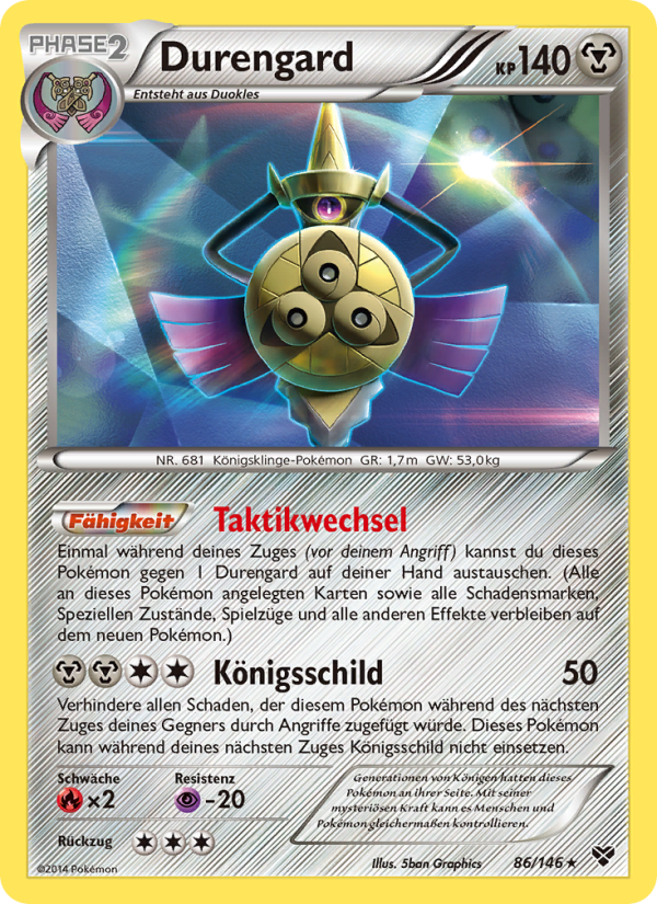 Durengard 86 — XY (German Pokémon TCG card)