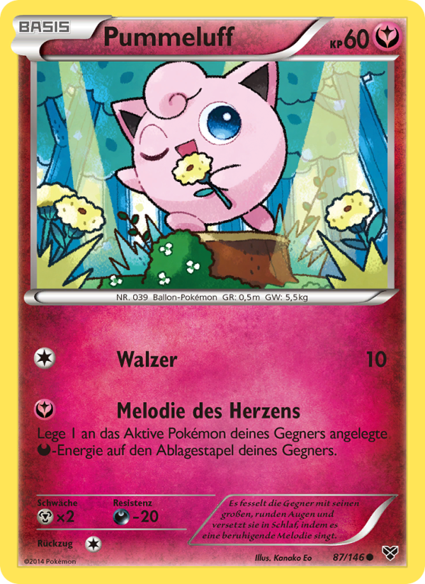 Pummeluff 87 — XY (German Pokémon TCG card)