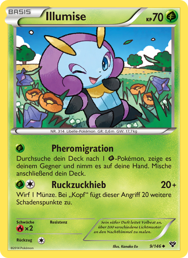 Illumise 9 — XY (German Pokémon TCG card)