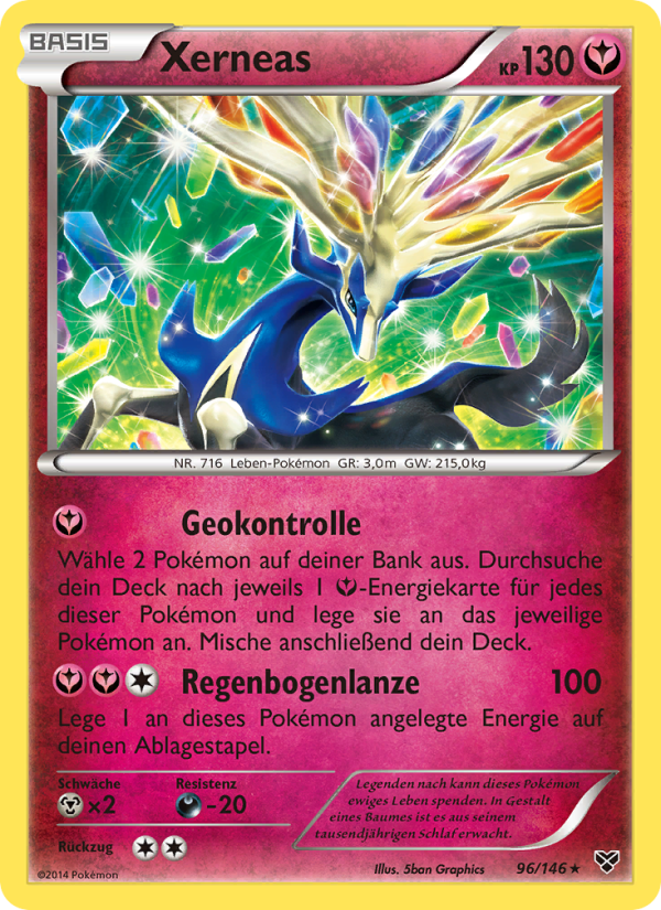 Xerneas 96 — XY (German Pokémon TCG card)