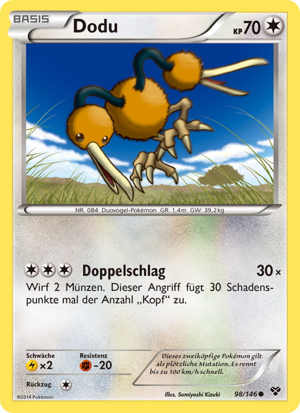 Dodu 98 — XY (German Pokémon TCG card)