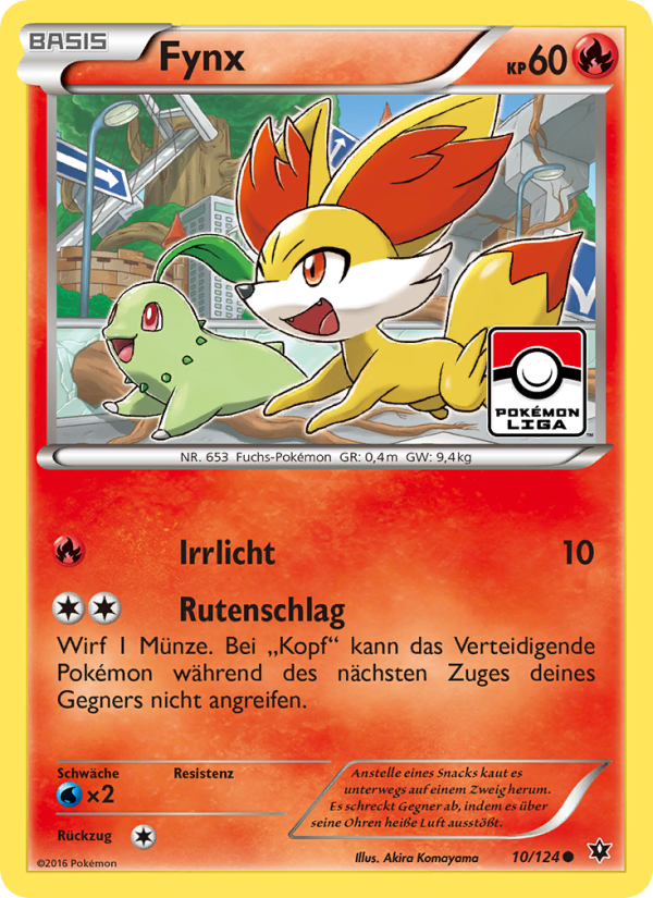 Fynx 10 — Fates Collide (German Pokémon TCG card)