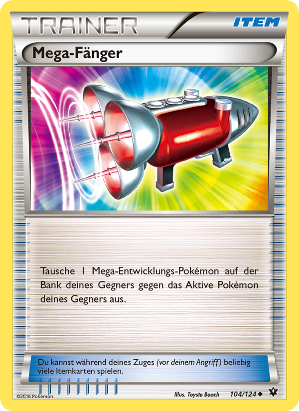 Mega-Fänger 104 — Fates Collide (German Pokémon TCG card)