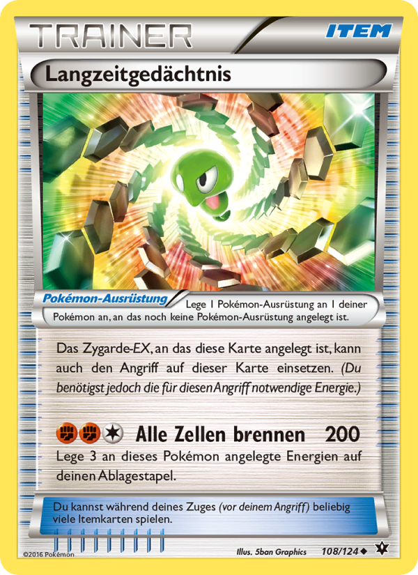 Langzeitgedächtnis 108 — Fates Collide (German Pokémon TCG card)