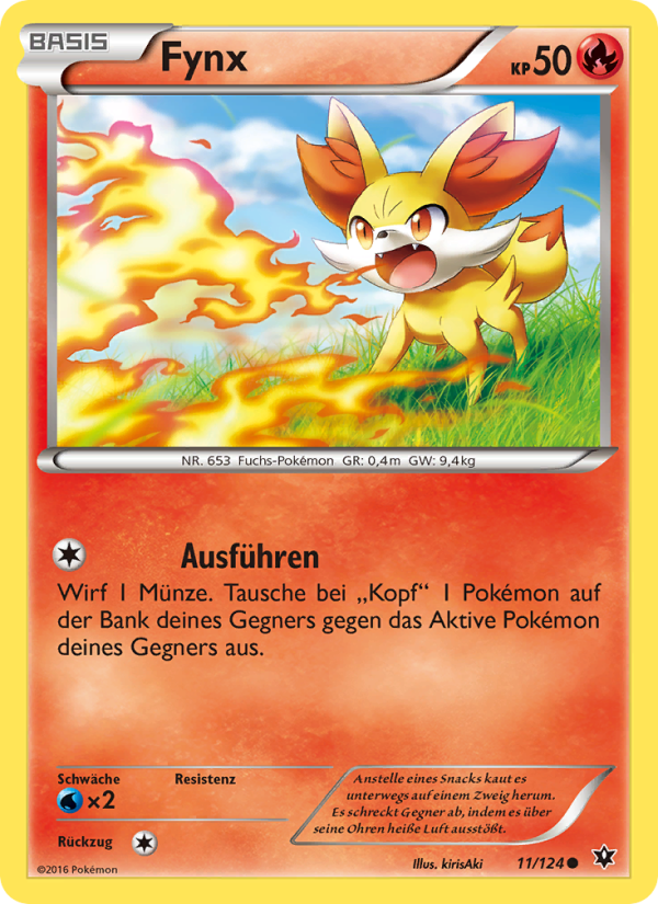 Fynx 11 — Fates Collide (German Pokémon TCG card)
