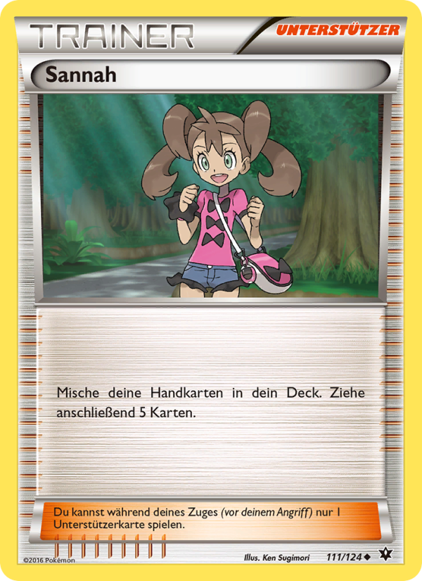 Sannah 111 — Fates Collide (German Pokémon TCG card)