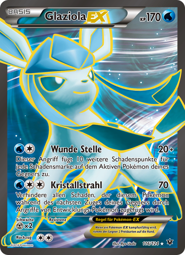 Glaziola EX 116 — Fates Collide (German Pokémon TCG card)