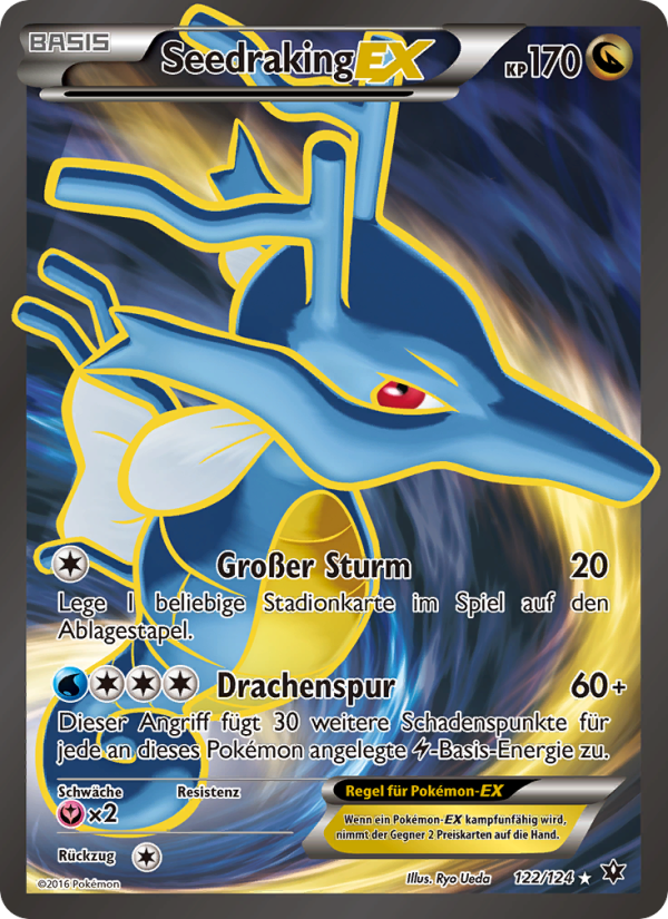 Seedraking EX 122 — Fates Collide (German Pokémon TCG card)