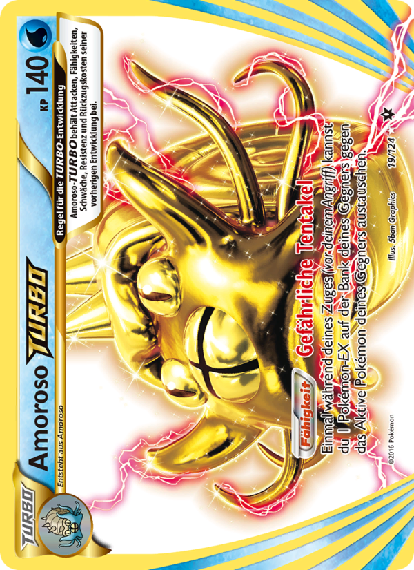 Amoroso-TURBO 19 — Fates Collide (German Pokémon TCG card)