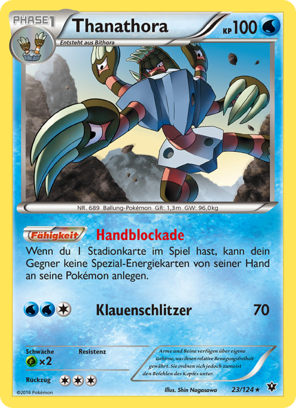 Thanathora 23 — Fates Collide (German Pokémon TCG card)