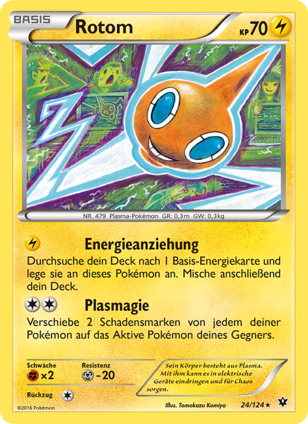Rotom 24 — Fates Collide (German Pokémon TCG card)