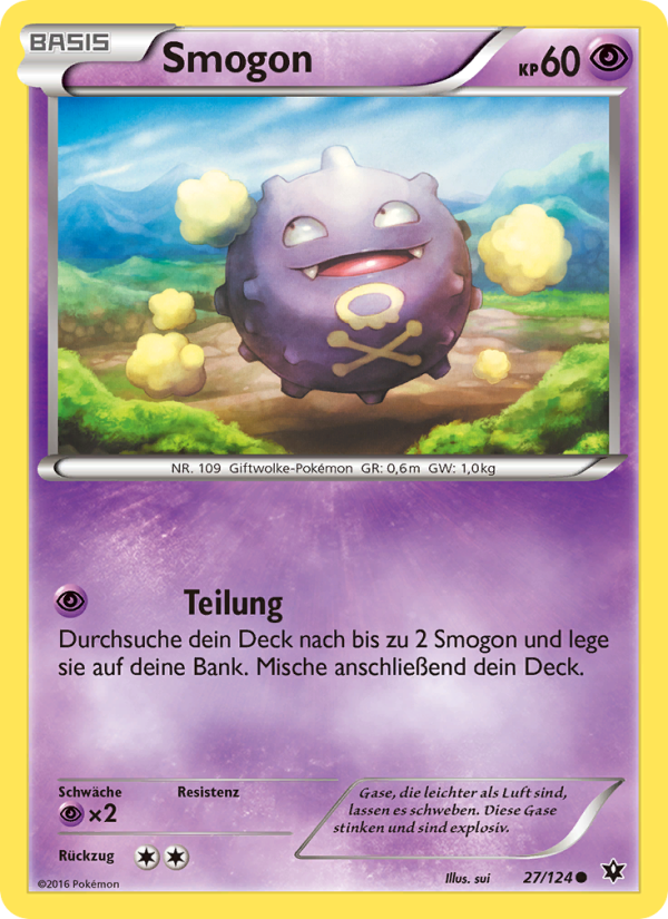 Smogon 27 — Fates Collide (German Pokémon TCG card)