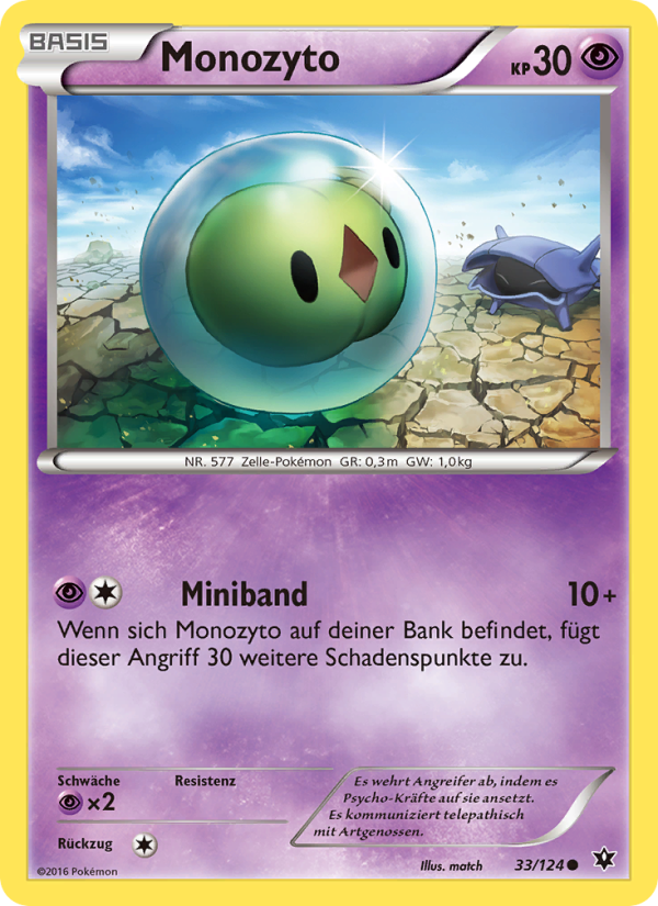 Monozyto 33 — Fates Collide (German Pokémon TCG card)