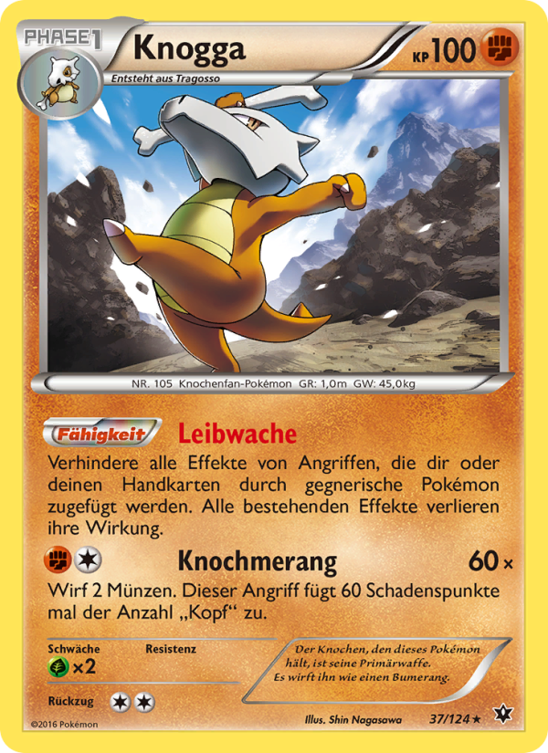 Knogga 37 — Fates Collide (German Pokémon TCG card)