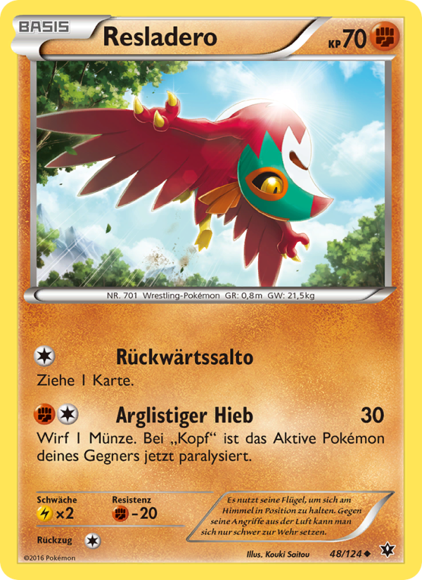 Resladero 48 — Fates Collide (German Pokémon TCG card)