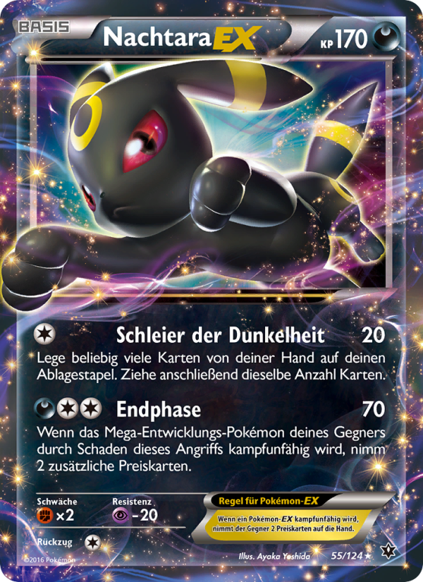 Nachtara EX 55 — Fates Collide (German Pokémon TCG card)