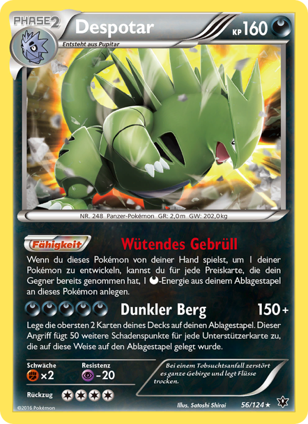 Despotar 56 — Fates Collide (German Pokémon TCG card)