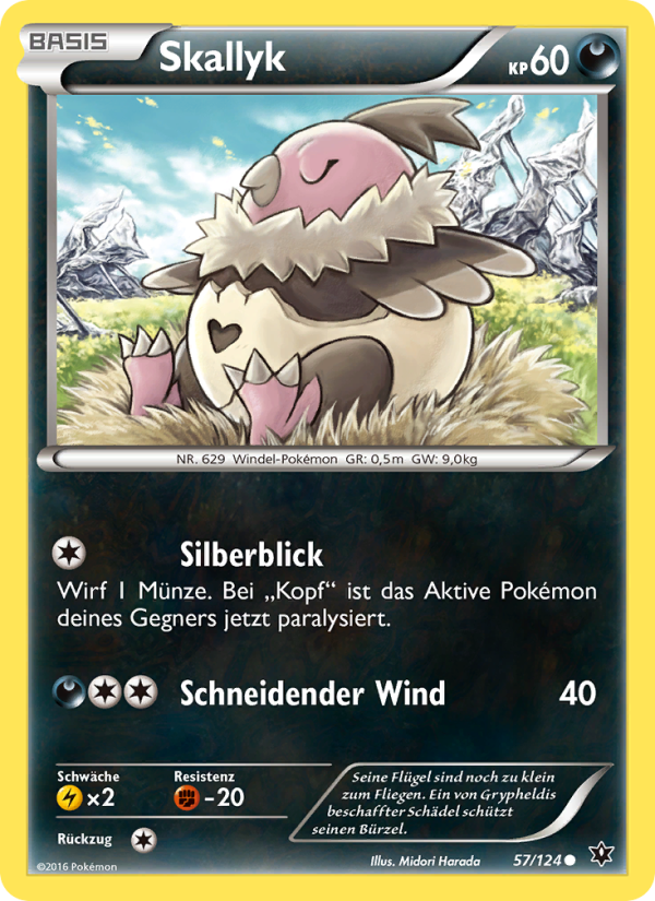 Skallyk 57 — Fates Collide (German Pokémon TCG card)