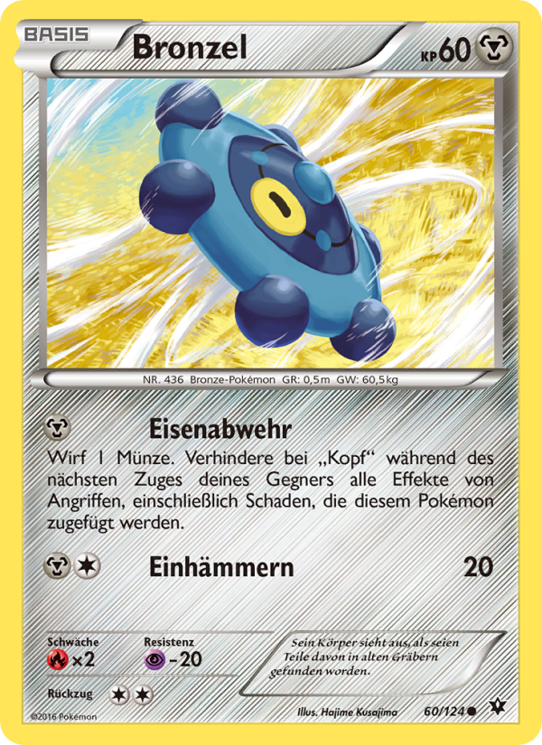 Bronzel 60 — Fates Collide (German Pokémon TCG card)
