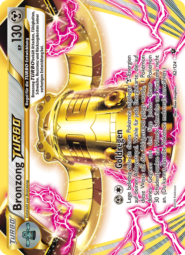Bronzong-TURBO 62 — Fates Collide (German Pokémon TCG card)