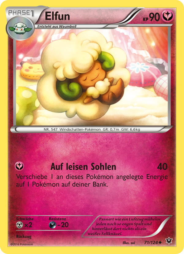 Elfun 71 — Fates Collide (German Pokémon TCG card)