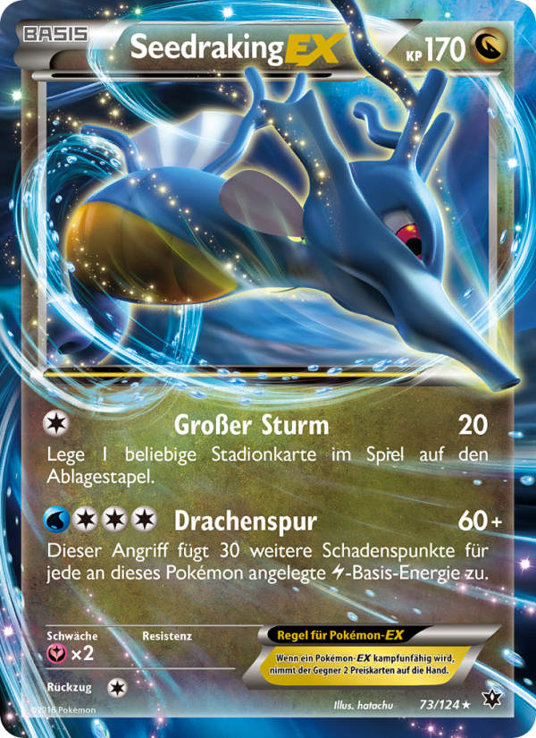 Seedraking EX 73 — Fates Collide (German Pokémon TCG card)