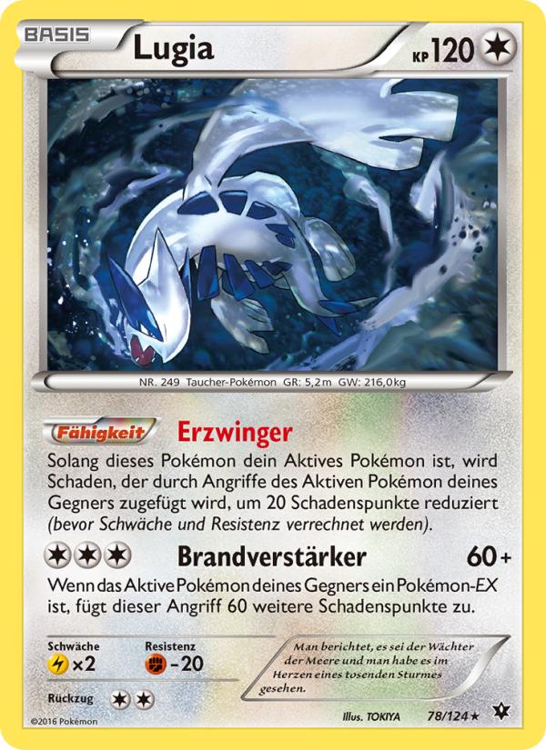 Lugia 78 — Fates Collide (German Pokémon TCG card)