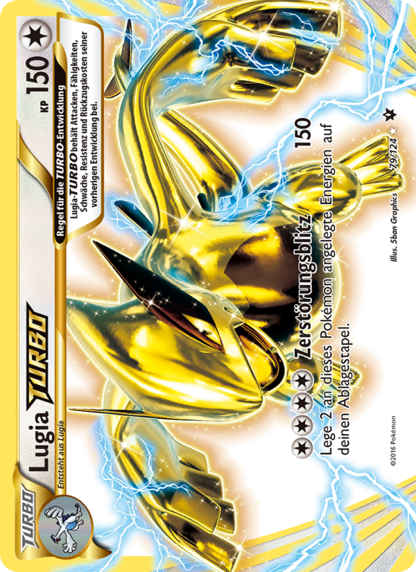 Lugia-TURBO 79 — Fates Collide (German Pokémon TCG card)