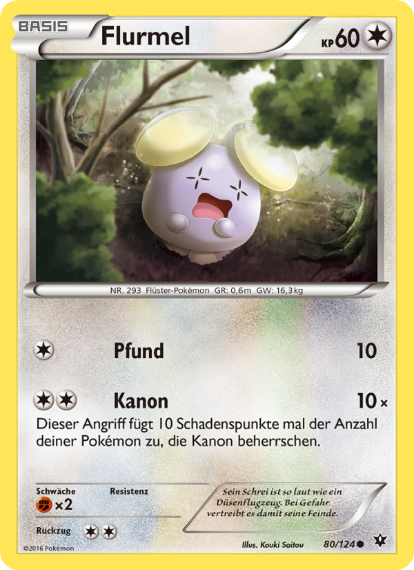 Flurmel 80 — Fates Collide (German Pokémon TCG card)