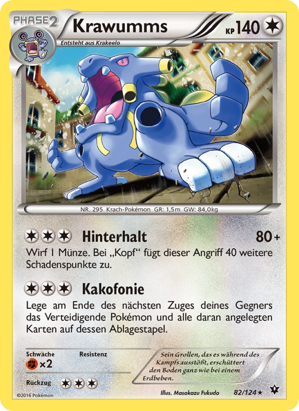 Krawumms 82 — Fates Collide (German Pokémon TCG card)