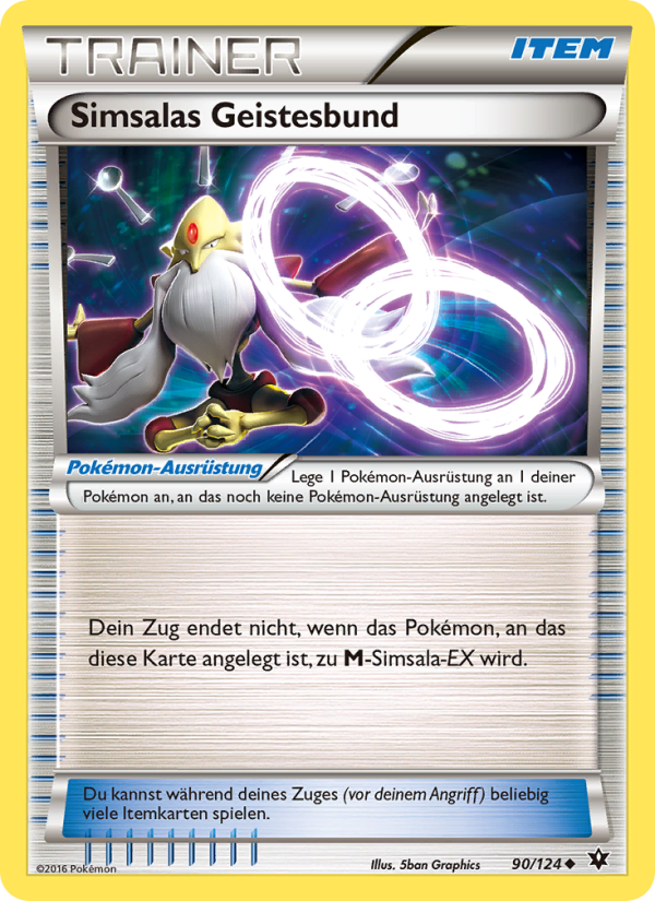 Simsalas Geistesbund 90 — Fates Collide (German Pokémon TCG card)