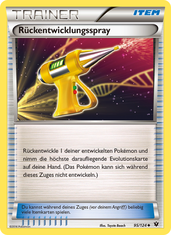 Rückentwicklungsspray 95 — Fates Collide (German Pokémon TCG card)