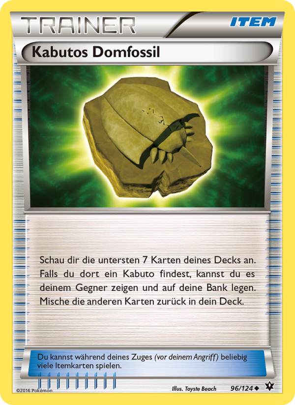 Kabutos Domfossil 96 — Fates Collide (German Pokémon TCG card)