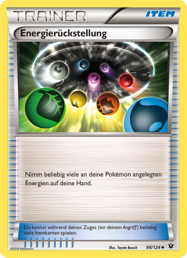 Energierückstellung 98 — Fates Collide (German Pokémon TCG card)