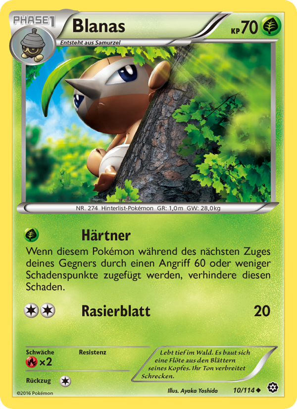 Blanas 10 — Steam Siege (German Pokémon TCG card)
