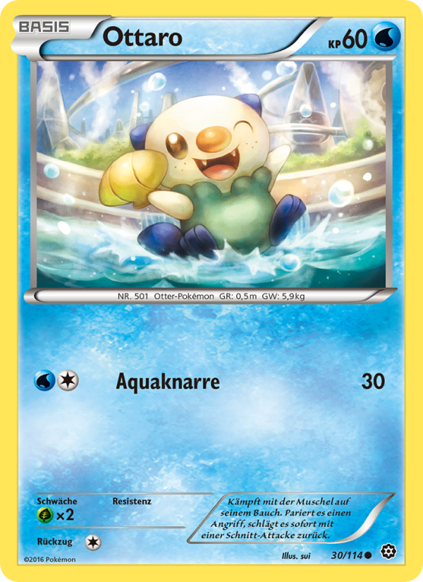 Ottaro 30 — Steam Siege (German Pokémon TCG card)