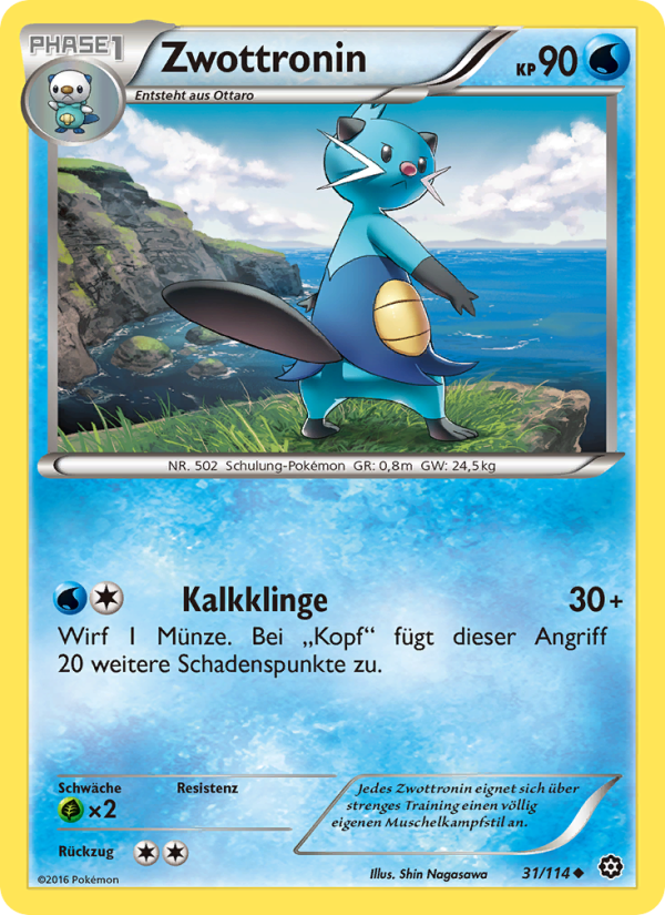 Zwottronin 31 — Steam Siege (German Pokémon TCG card)