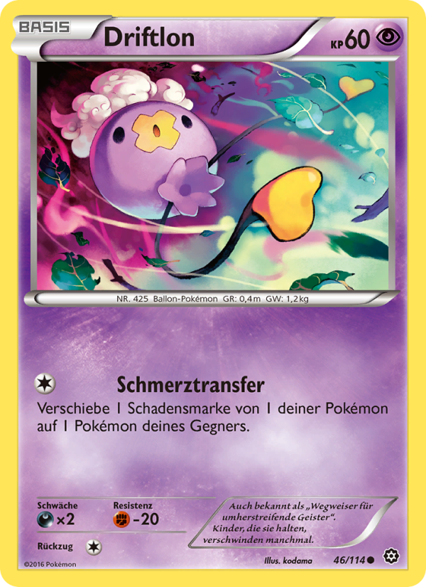 Driftlon 46 — Steam Siege (German Pokémon TCG card)