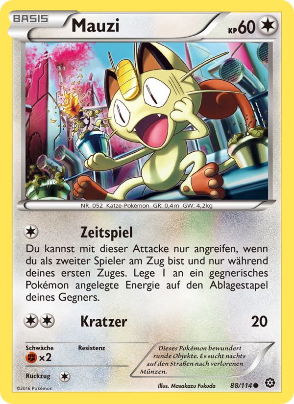 Mauzi 88 — Steam Siege (German Pokémon TCG card)
