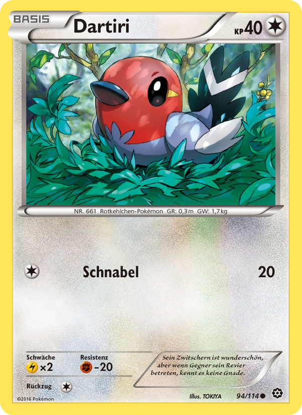 Dartiri 94 — Steam Siege (German Pokémon TCG card)